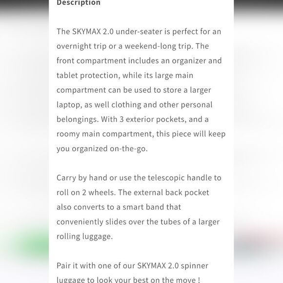 Delsey Paris Sky Max 2.0 Wheeled Underseater - Picture 7 of 14